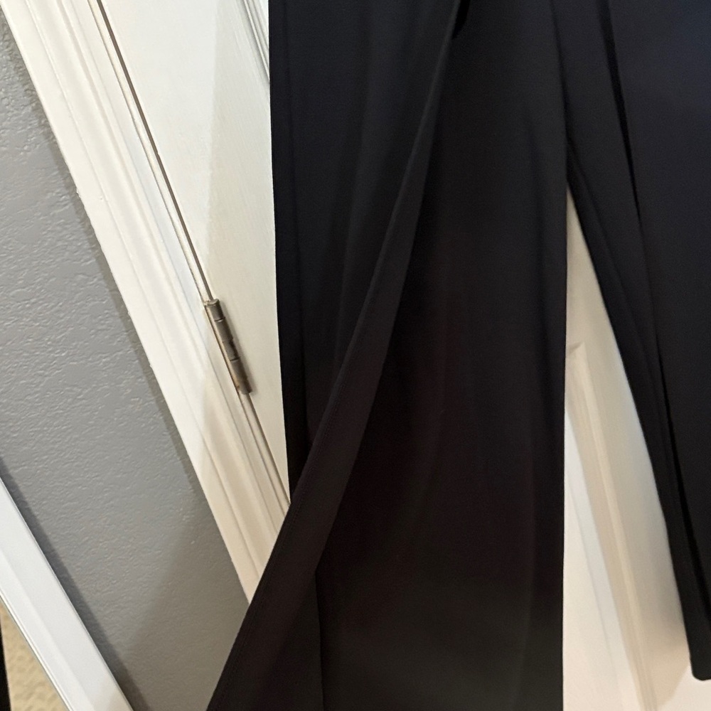 Betabrand Elegant Black Wide-Leg Pants - Picture 2 of 13